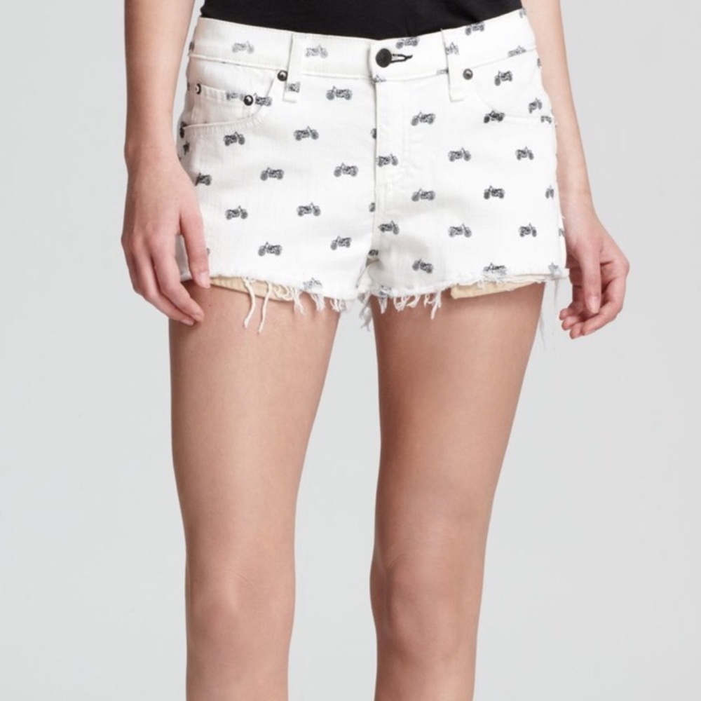 Rag & Bone Motorcycle Shorts